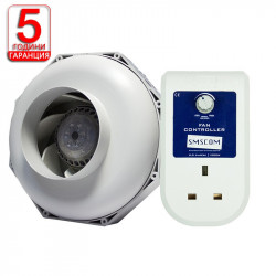 Комплект вентилация (Can Fan 125L/350m3 + SMSCOM Fan Controller)