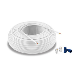 White Cable Roll(152м) with...