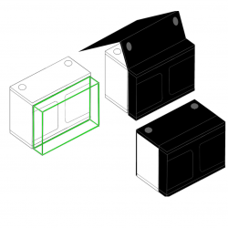 X-Qube1224L - 1.2 x 2.4 x...